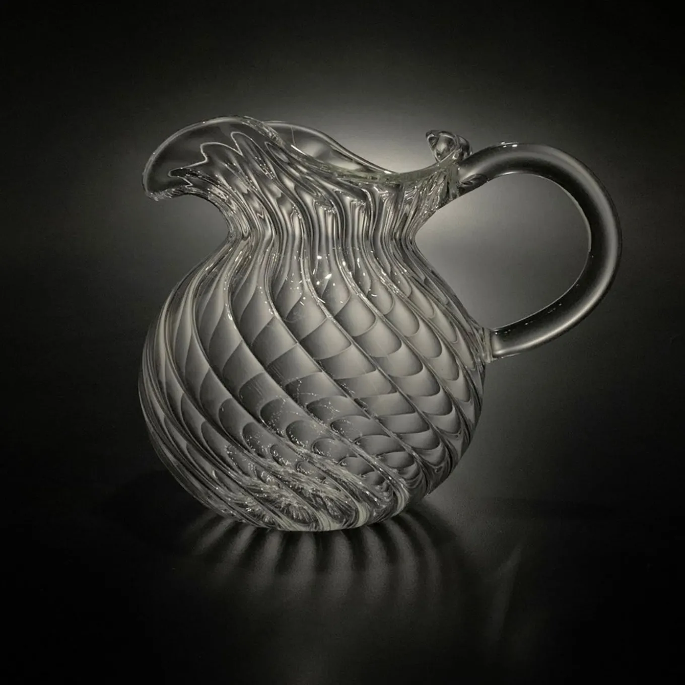 Torcello White Torchon Pitcher