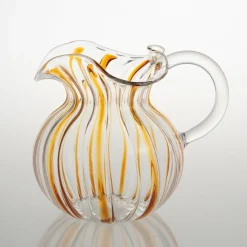Torcello Yellow Striped Pitcher