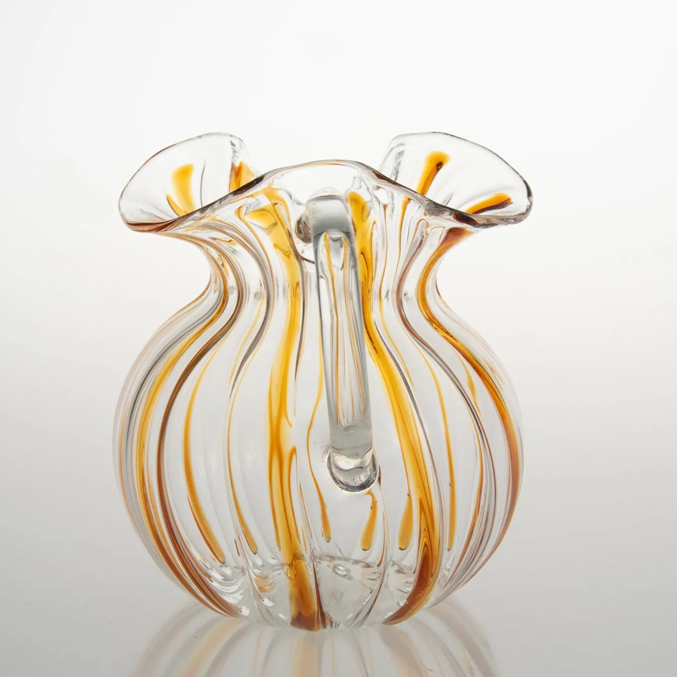 Torcello Yellow Striped Pitcher