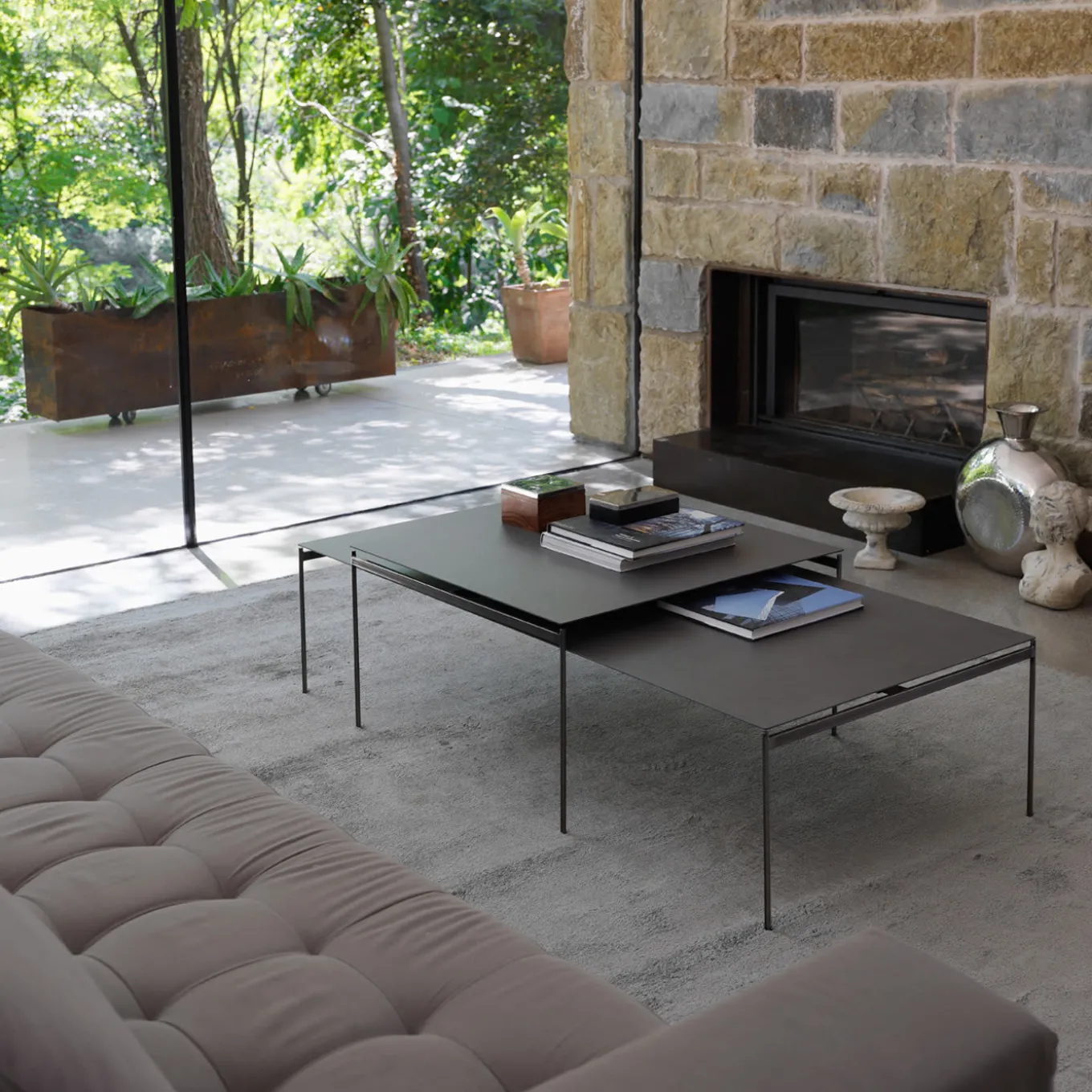 Torii Set of 2 Coffee Tables by Renato Zamberlan