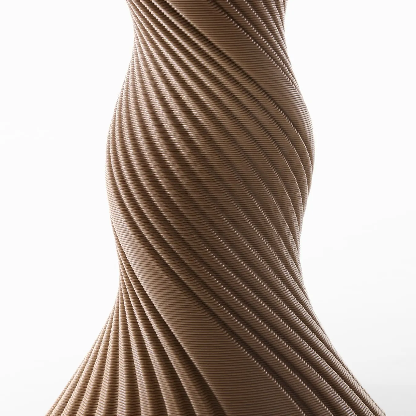 Tork Beige And Red Bioplastic Dining Table Design by Karim Rashid