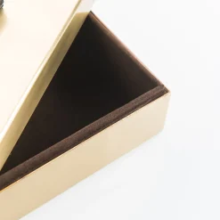 Tormaline Stones Brass Box