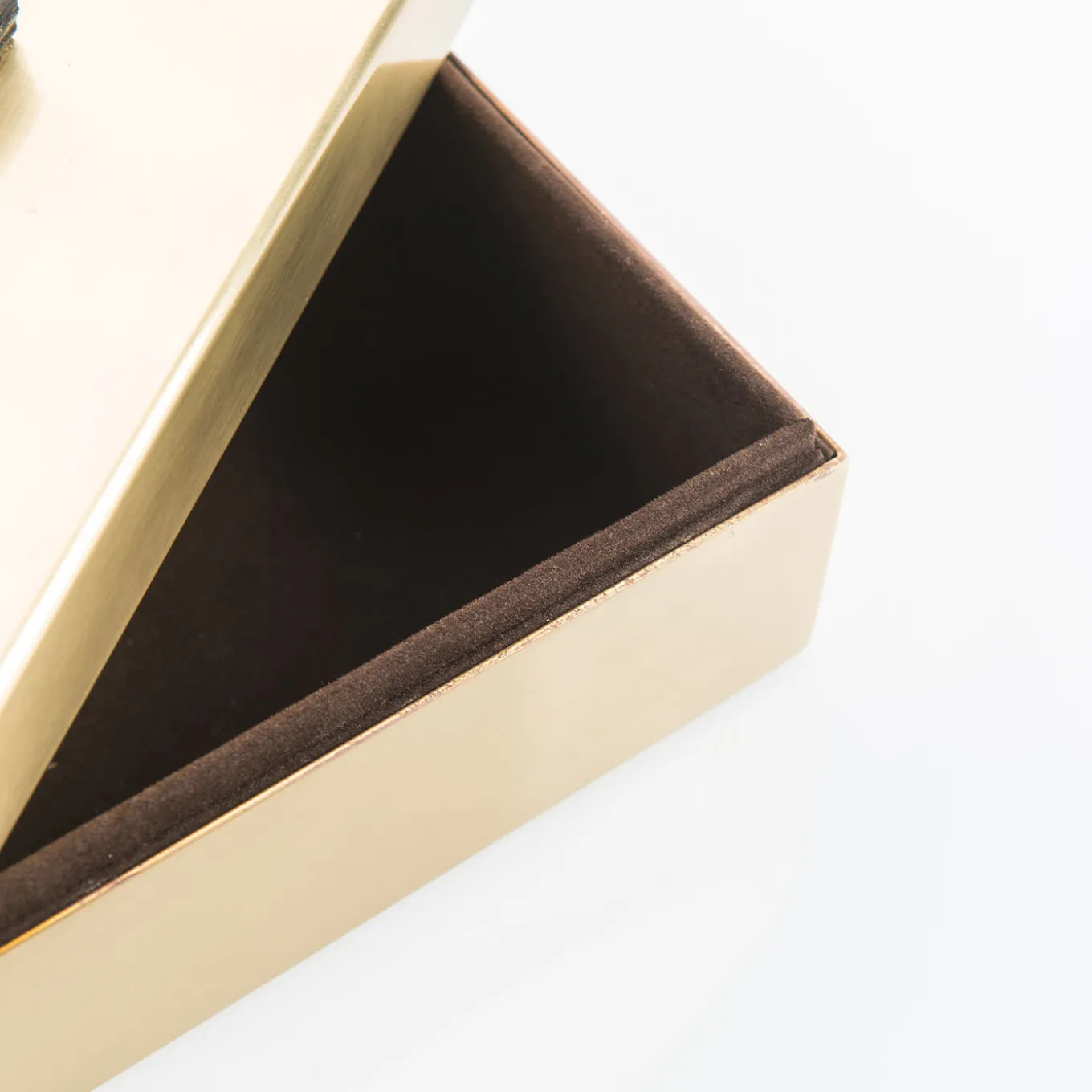 Tormaline Stones Brass Box