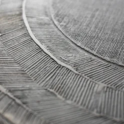 Total Black Circular Dining Table