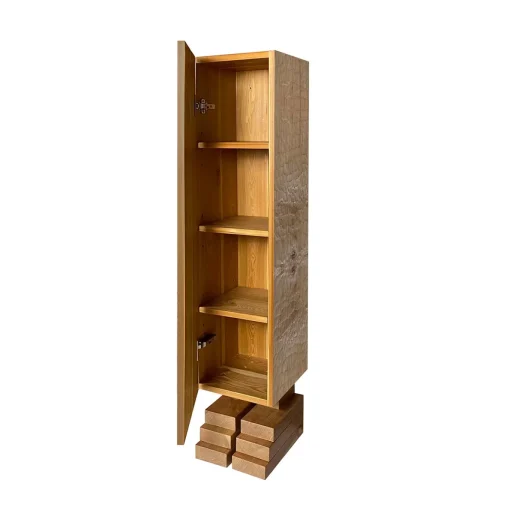Totem Maya Scolpito Carved Cabinet by Pietro Meccani