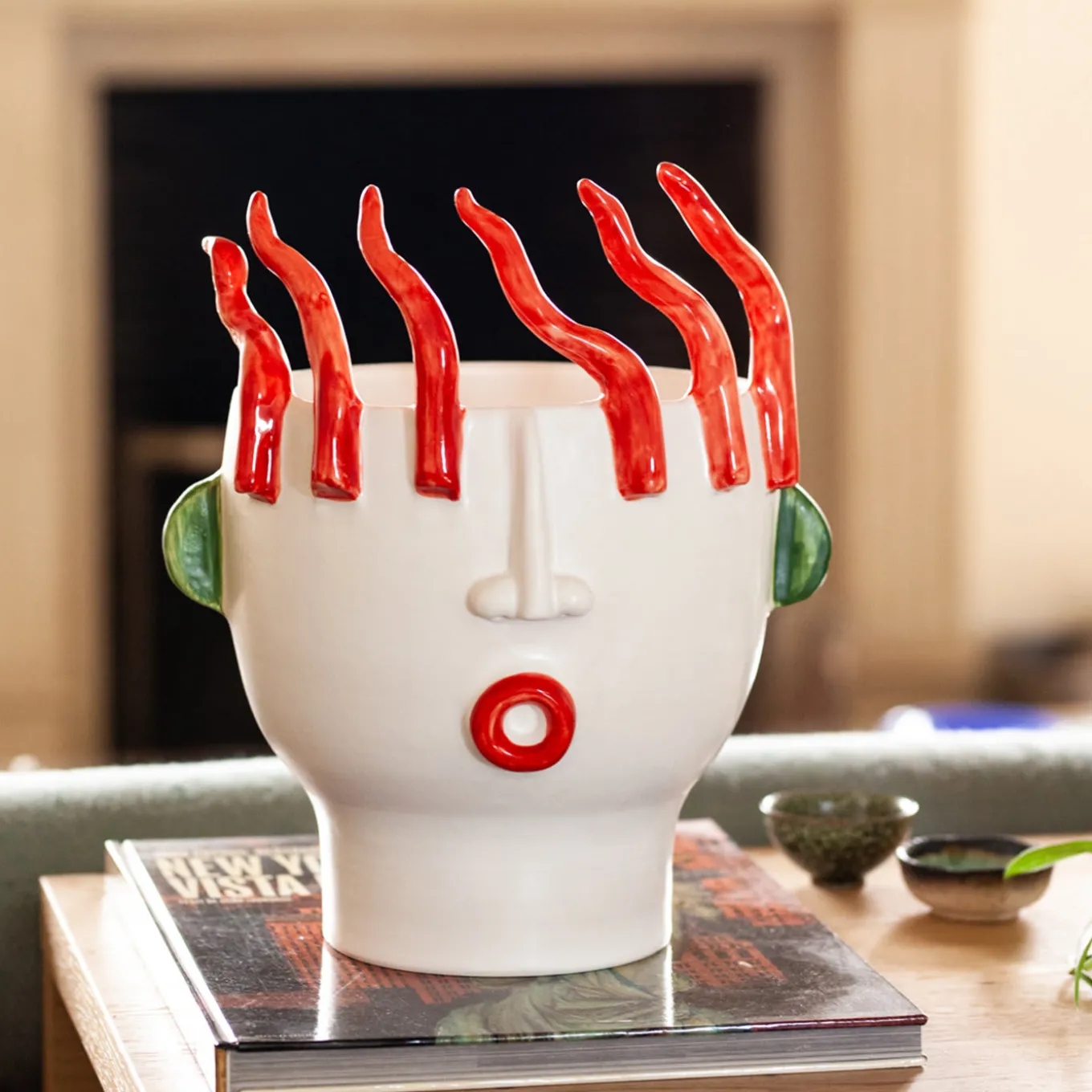 Totuccio Street Vendor of Peppers Head Vase