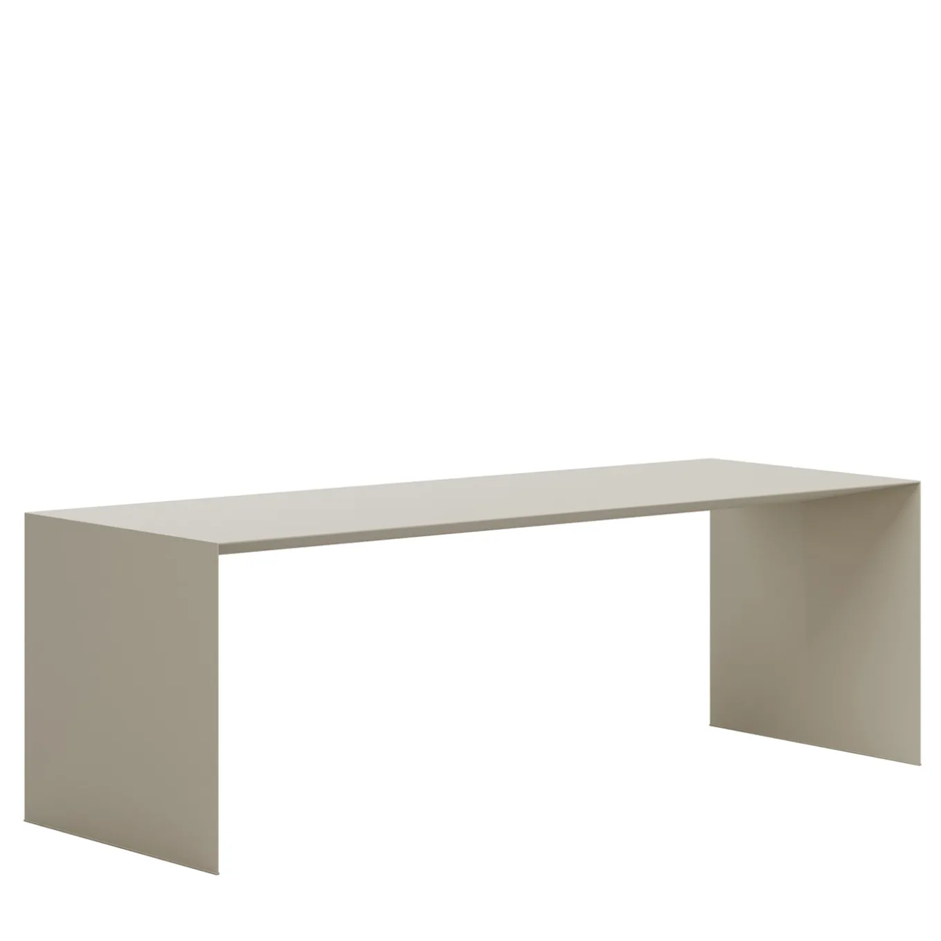 Touch Me Gray Iron Outdoor Desk