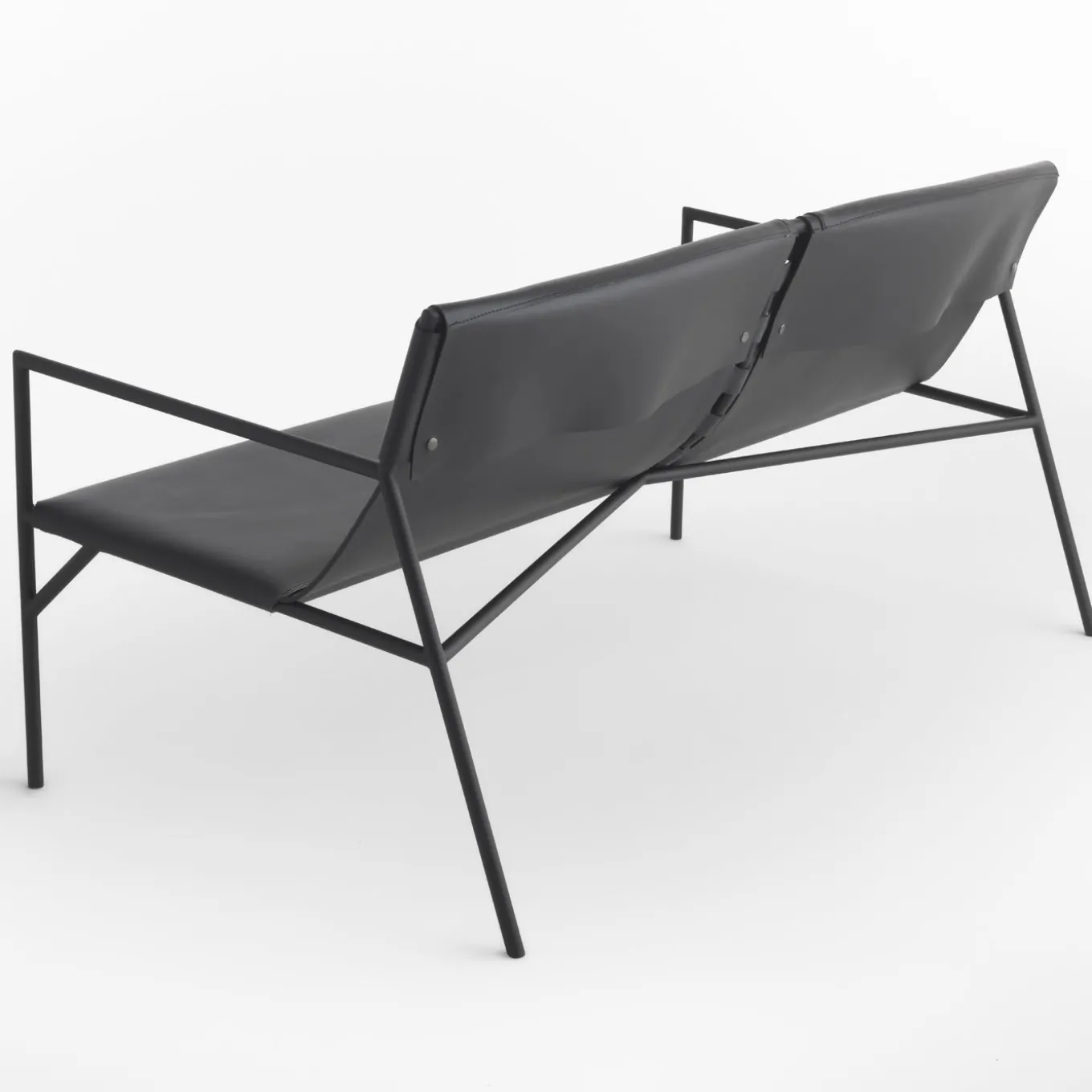 Tout Le Jour Black Sofa by Marc Thorpe