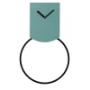 TOVI Turquoise Steel Wall pendulum clock