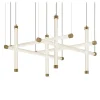 Trama S8 Trama S8 8-Light Grid Borosilicate Glass Chandelier