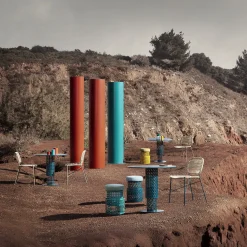 Trame Blue Bistro Table