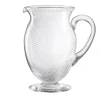 Transparent Twisted Glass Carafe