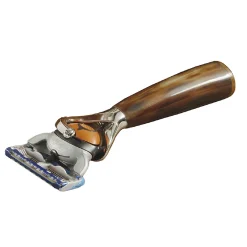 Traveling Shaving Set in Horn