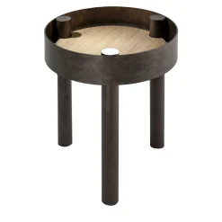 Tray Tall Round Side Table