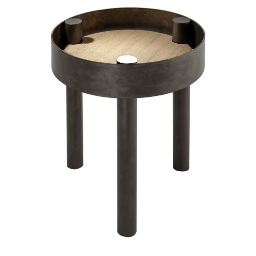 Tray Tall Round Side Table