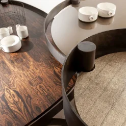 Tray Tall Round Side Table
