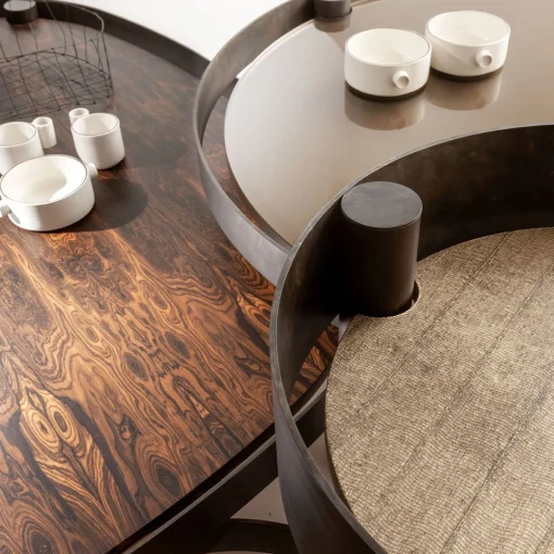 Tray Tall Round Side Table