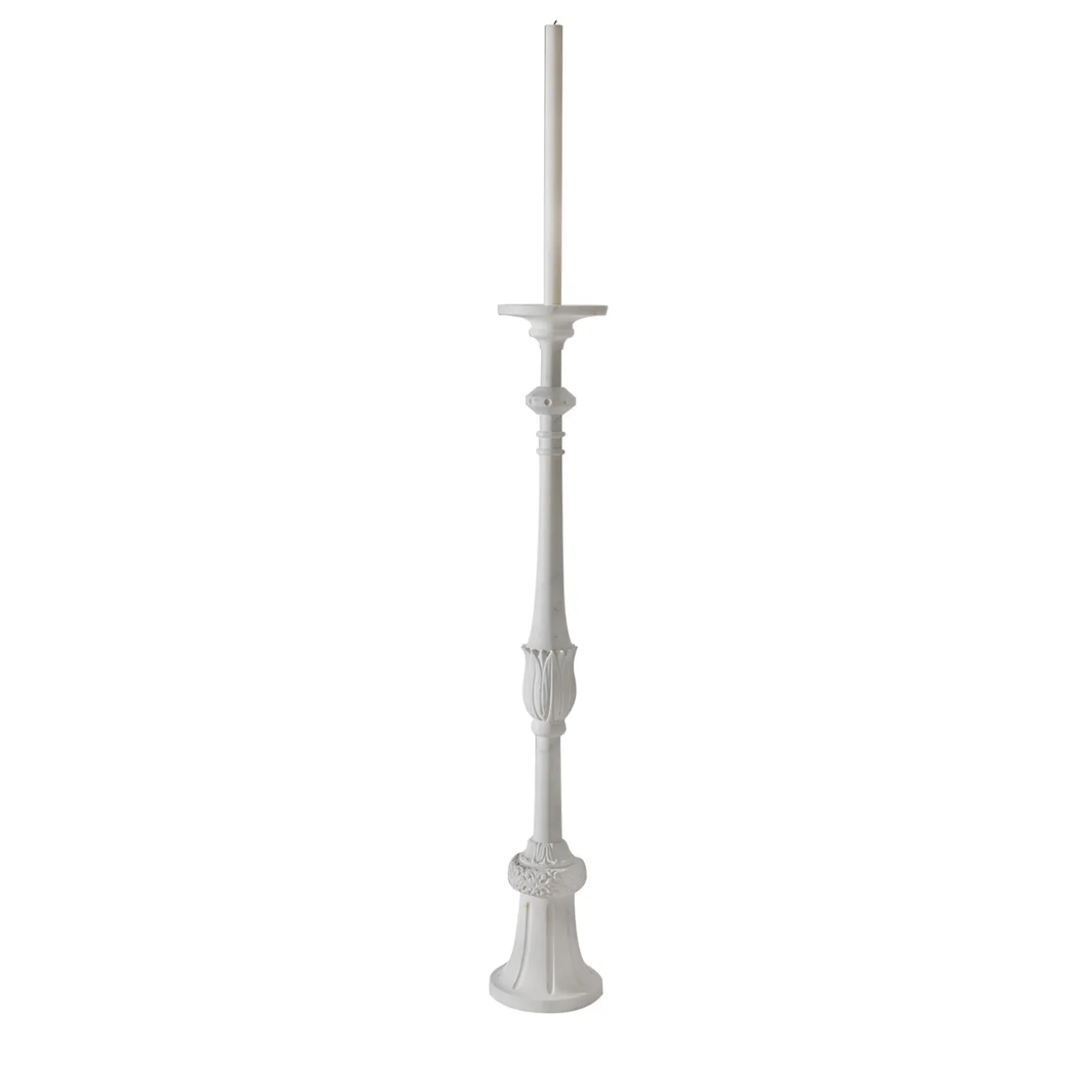 Treasure Luxury S Tall Calacatta Marble Candleholder