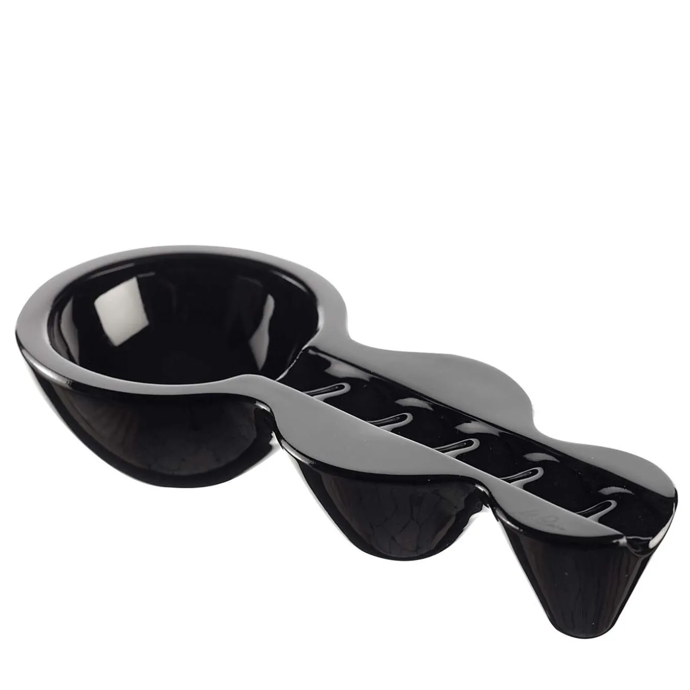 Tres Black Ashtray
