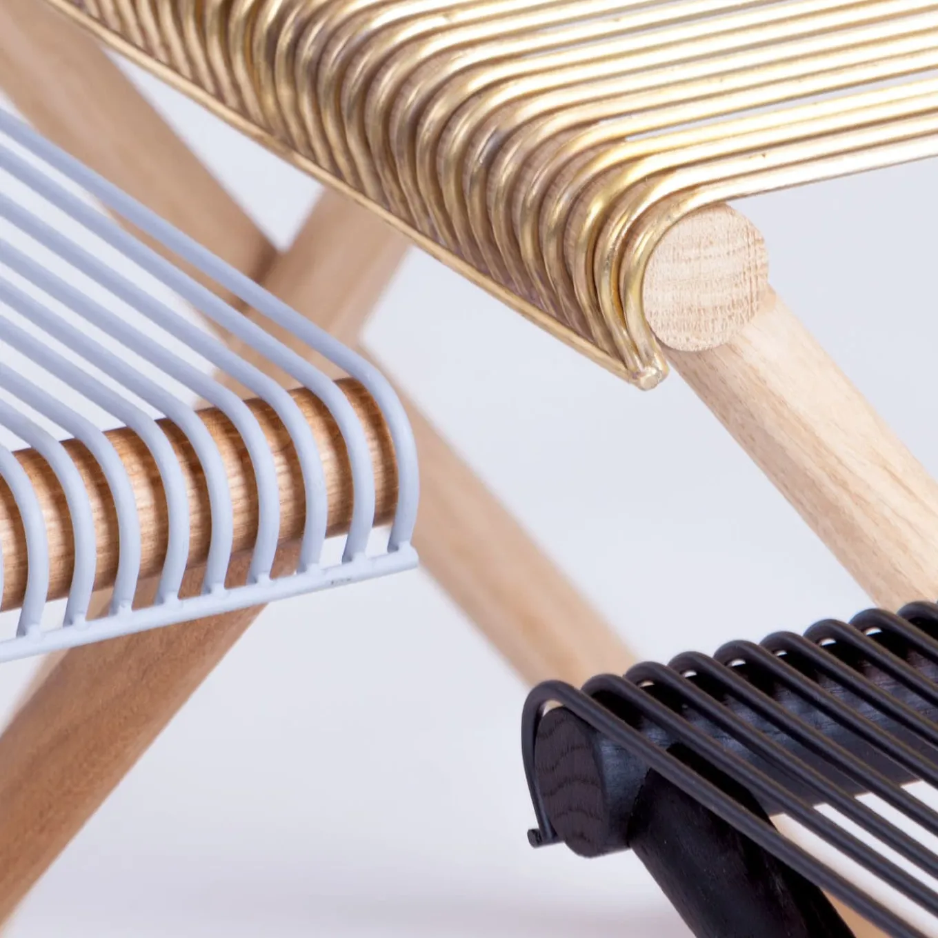 Trestle Side Table by Omri Revesz