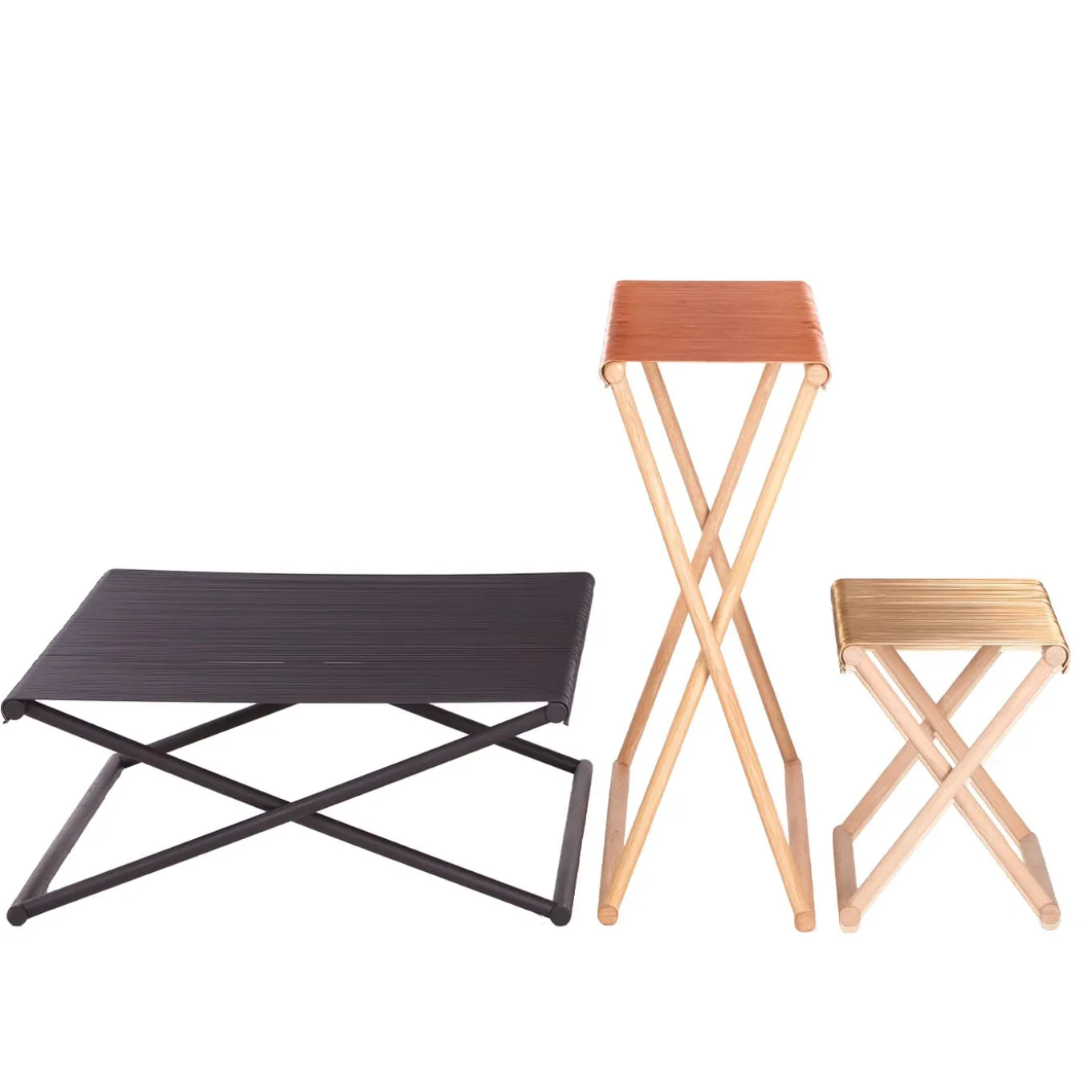 Trestle Side Table by Omri Revesz