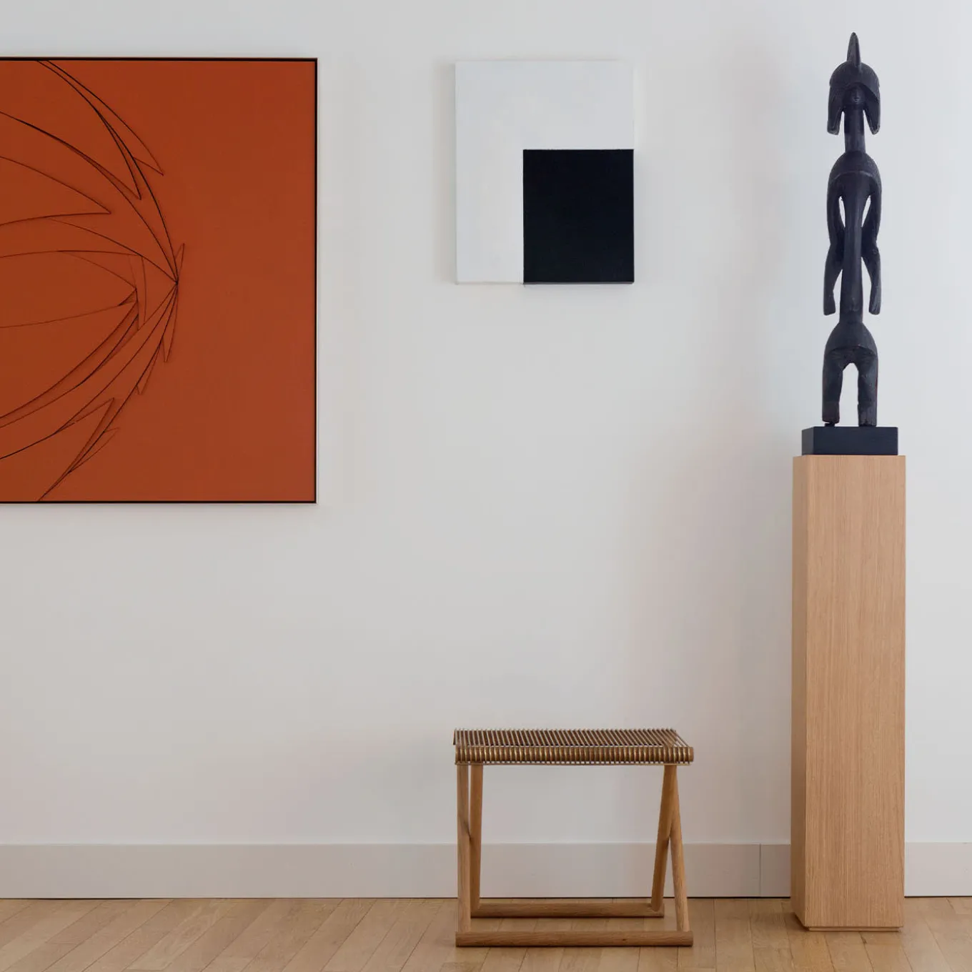 Trestle Side Table by Omri Revesz