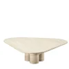 Tria Large Travertine Coffee Table by Lorenza Bozzoli