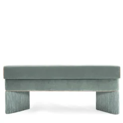 Tria ligh mint and beige with fringes Bench