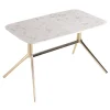 Triangle Marble Serving Table