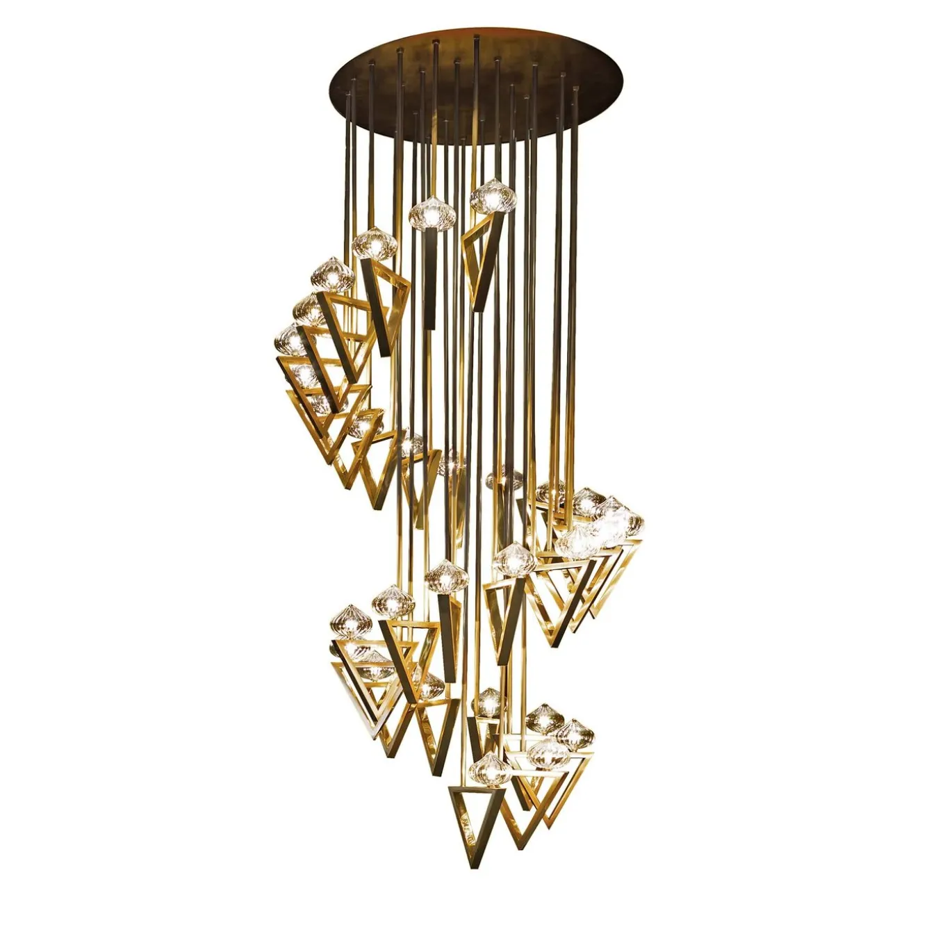 Triangles Chandelier