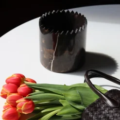 Triangoli Black&Gold Small Vase by david/nicolas