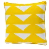 Triangoli Yellow Cushion