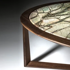 Triangolo Oval Coffee Table by Ivano Colombo