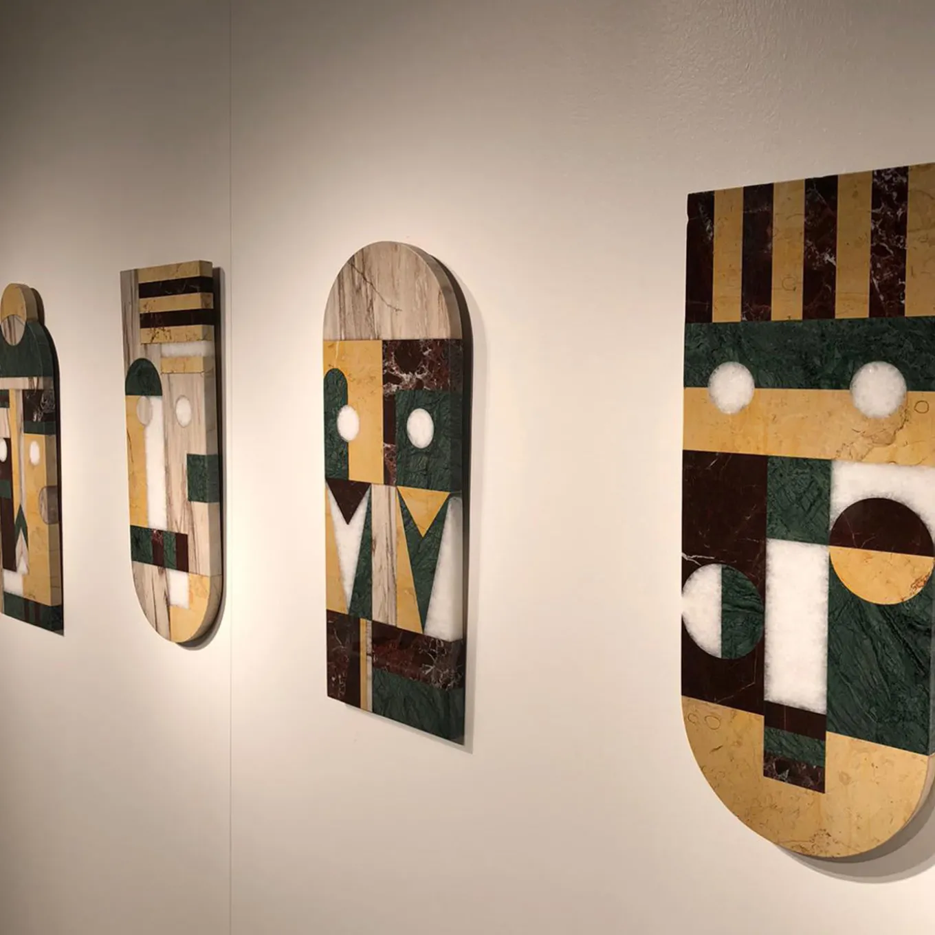 Tribal Wall Marble Mask #3