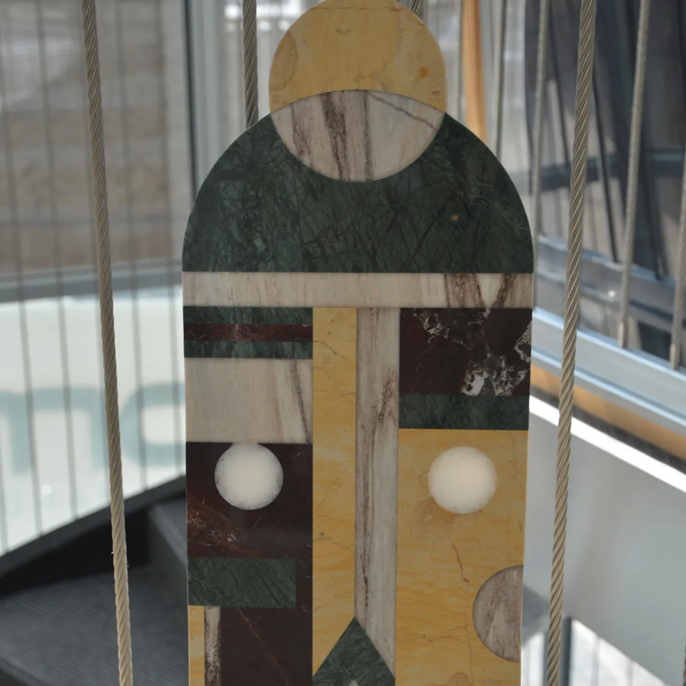 Tribal Wall Marble Mask #1