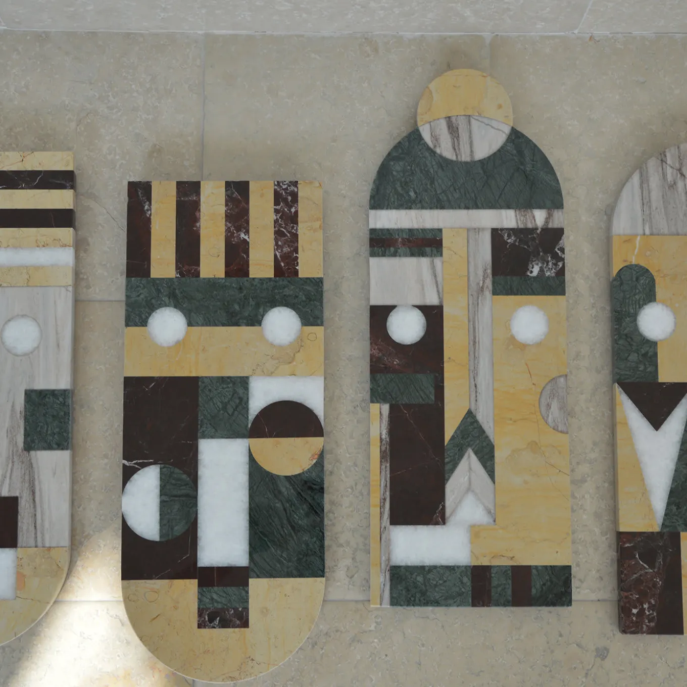 Tribal Wall Marble Mask #1