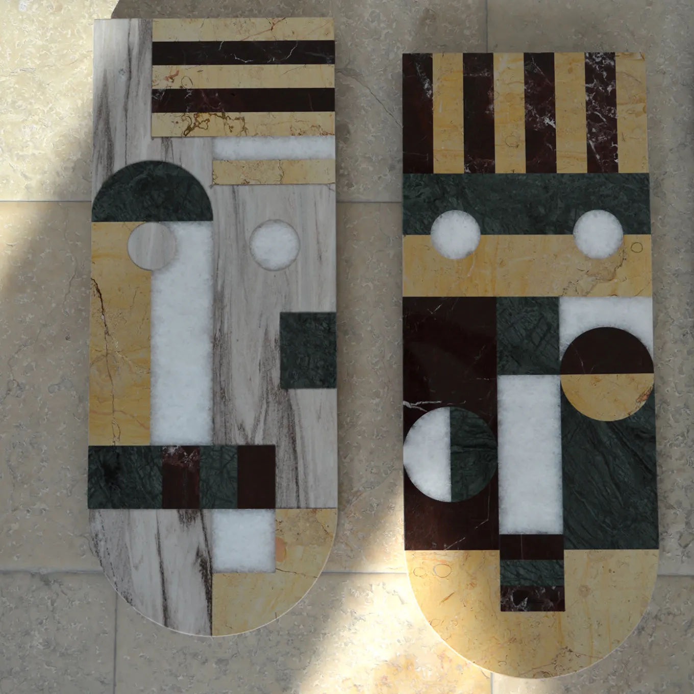 Tribal Wall Marble Mask #4