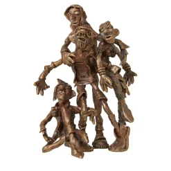 Trickynauta After Pilates Bronze Sculpture