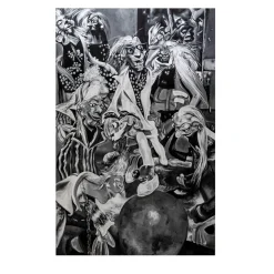 Trickynauta From Exit to Exit Acrylic Painting on Canvas