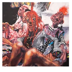 Trickynauta Pic Nic Acrylic Painting on Canvas