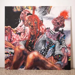 Trickynauta Pic Nic Acrylic Painting on Canvas