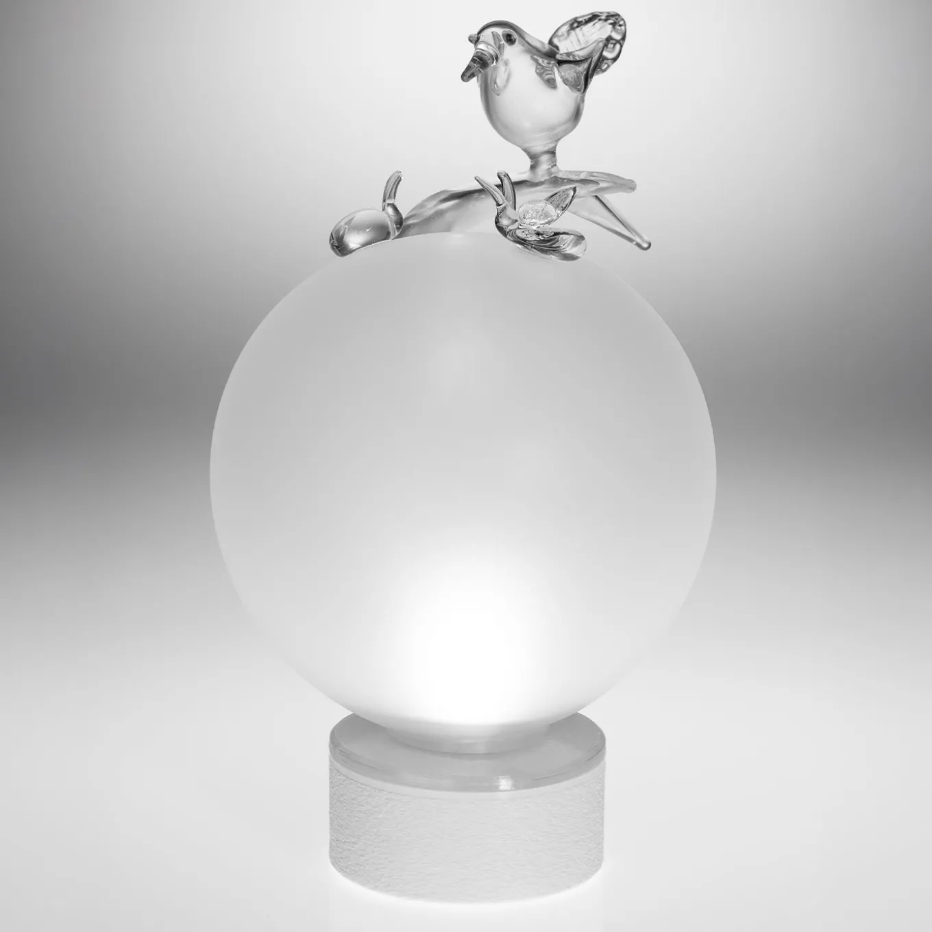 Trilli Uccellino Glass Led Table Lamp