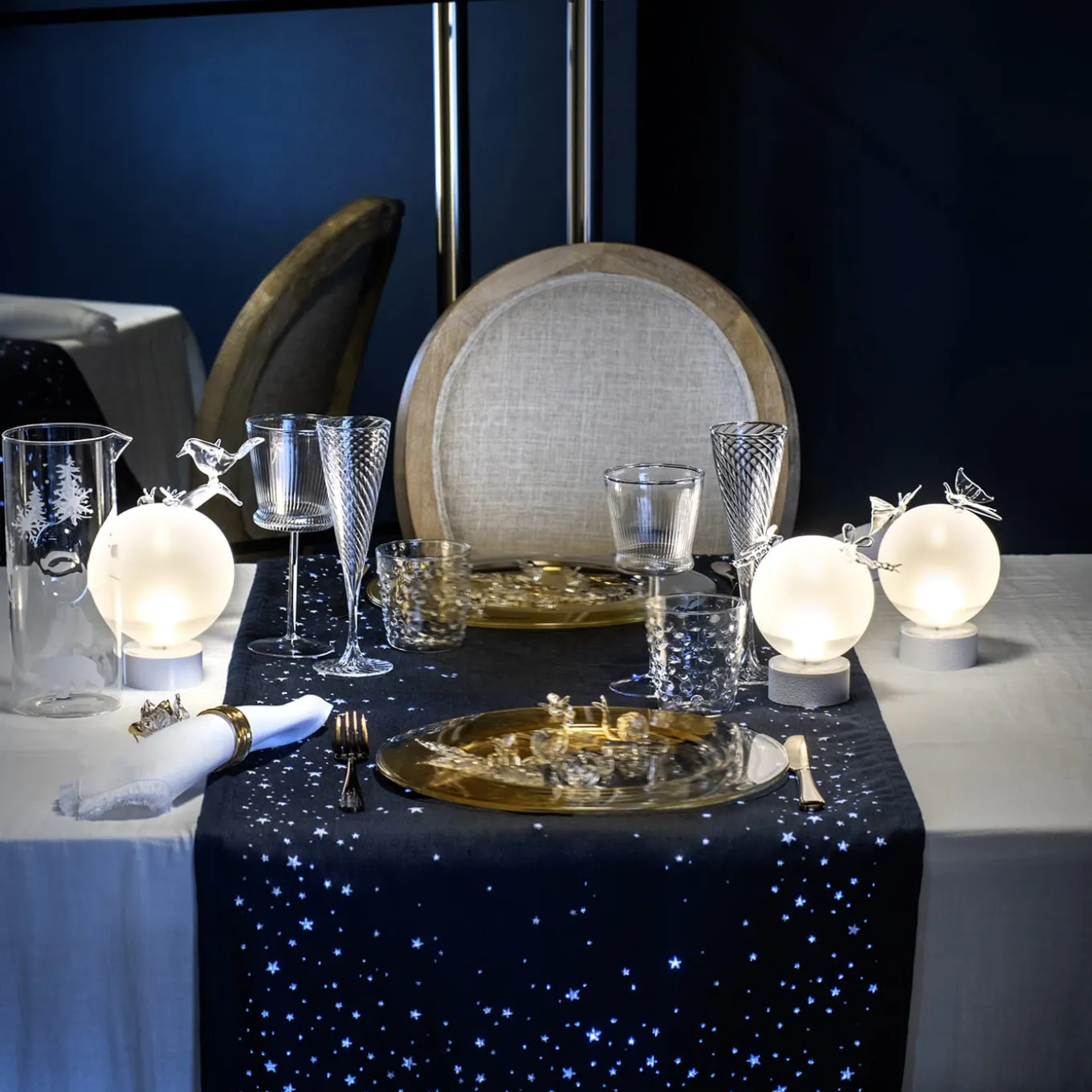 Trilli Uccellino Glass Led Table Lamp