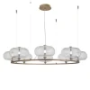 Trinity 07 Round Bronze Chandelier by Mike Shilov