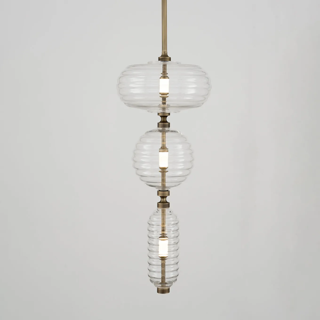 Trinity 04 Three-Light Chandelier by Mike Shilov