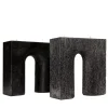 Trionfo Set of 2 Black Candles
