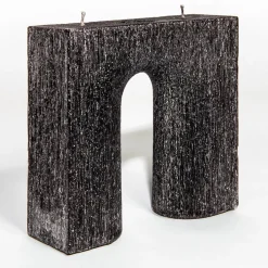 Trionfo Set of 2 Black Candles
