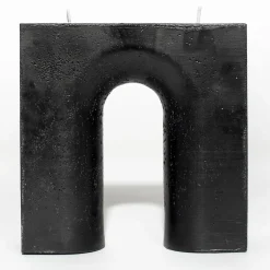 Trionfo Set of 2 Black Candles
