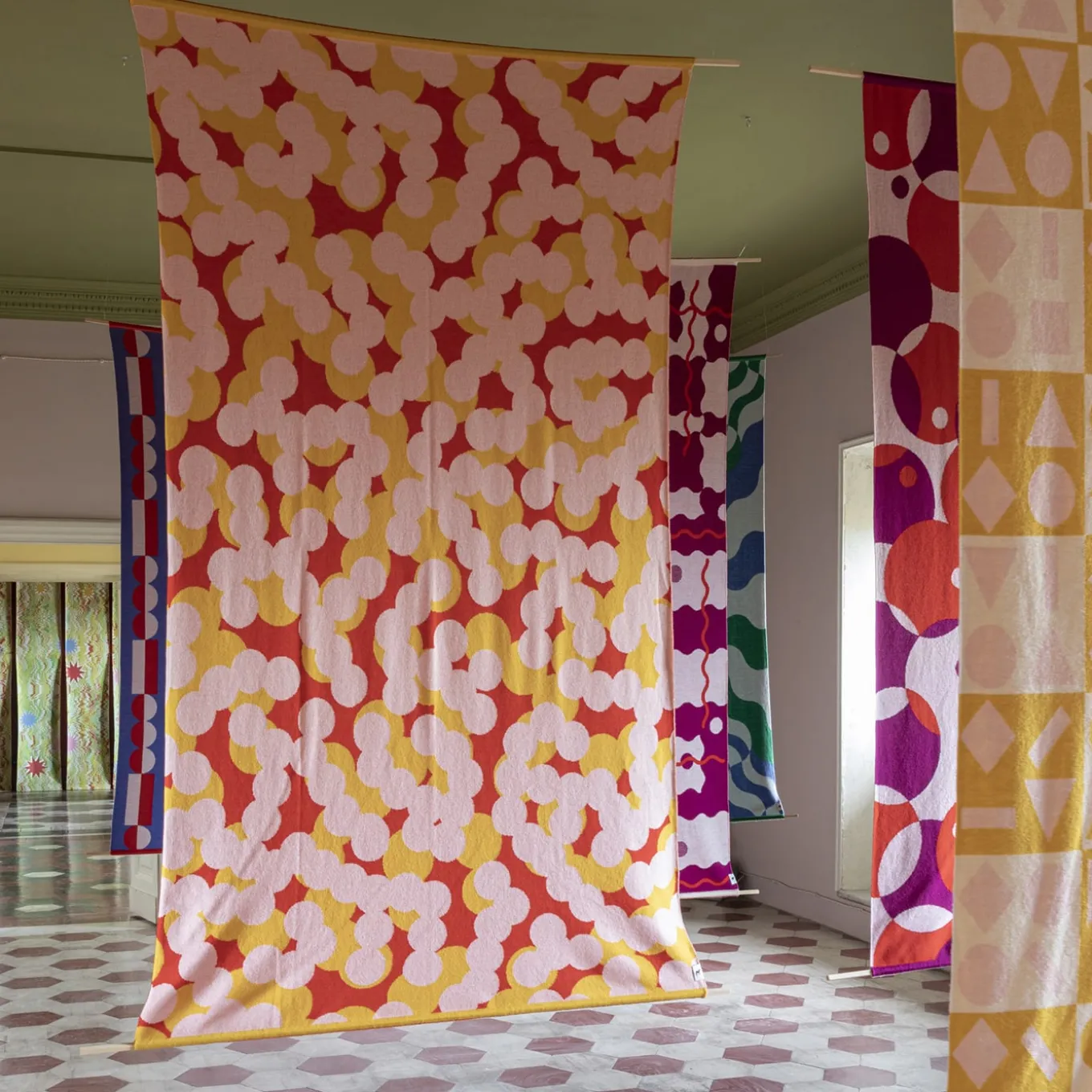 Trip 2 Polychrome Blanket/Tapestry by Serena Confalonieri