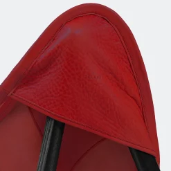 Tripolina Armchair in Red Leather